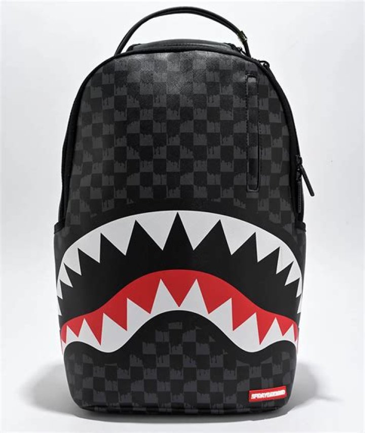 A black backpack.