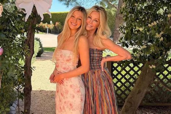 Ava Sambora with her mom at the premiere of &lsquo;Scary Movie 5&rsquo;