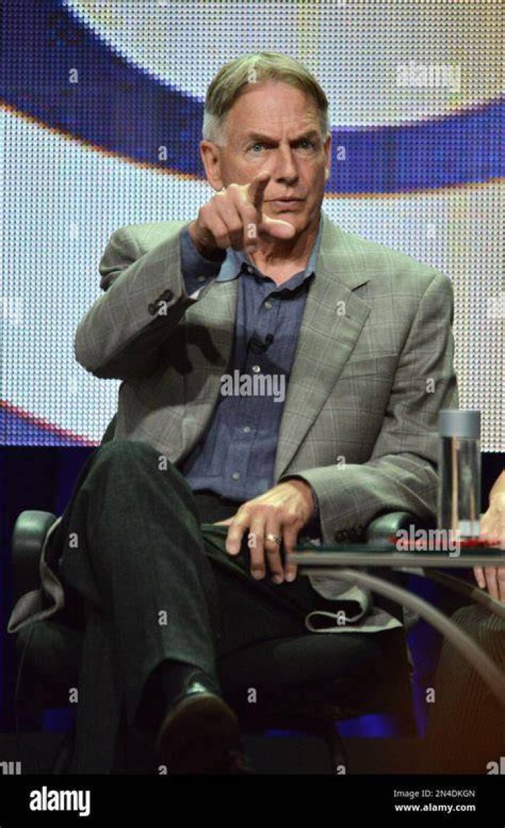 Executive Producer Mark Harmon speaks on stage during the "NCIS: New Orleans" panel at the CBS 2014 Summer TCA held at the Beverly Hilton Hotel, in Beverly Hills, Calif CBS 2014 Summer TCA, Beverly Hills, USA - 17 Jul 2014