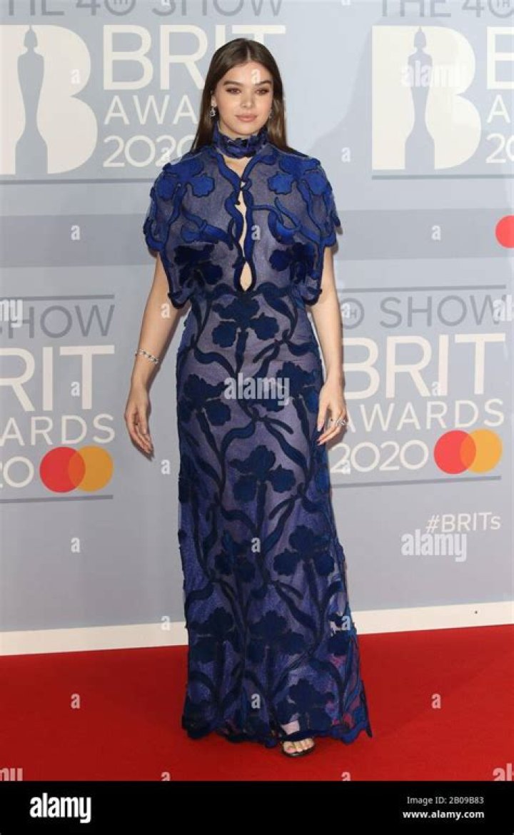 Hailee Steinfeld 40th Brit Awards, Arrivals, The O2 Arena, London, UK - 18 Feb 2020