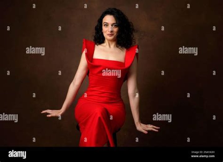 Jenny Slate poses for a portrait to promote the film "The Sunlit Night" at the Salesforce Music Lodge during the Sundance Film Festival, in Park City, Utah 2019 Sundance Film Festival - "The Sunlit Night" Portrait Session, Park City, USA - 26 Jan 2019