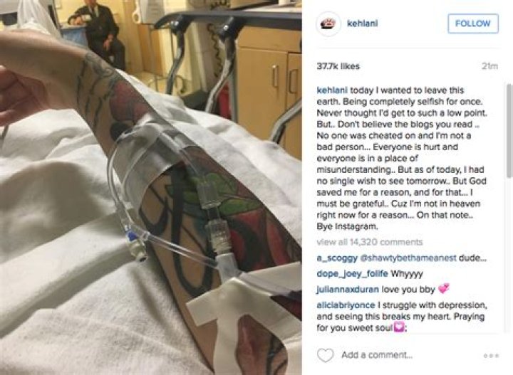 Kehlani Suicide Attempt