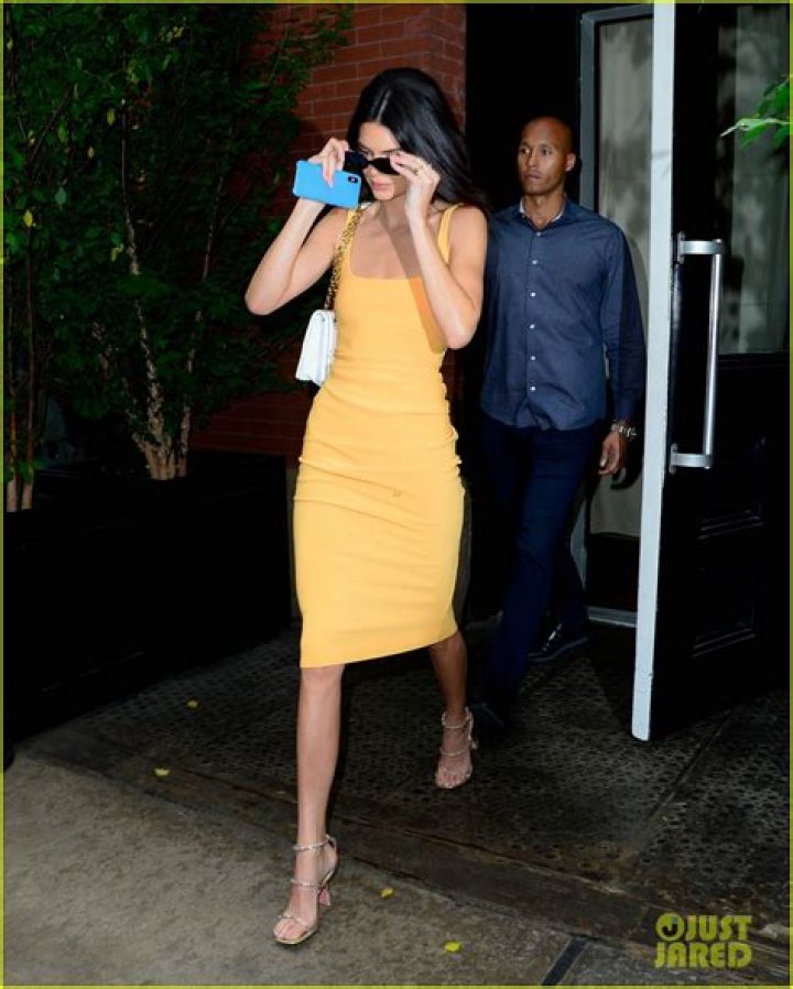 Kendall Jenner Rocks An Orange Bikini During Boat Ride In Miami