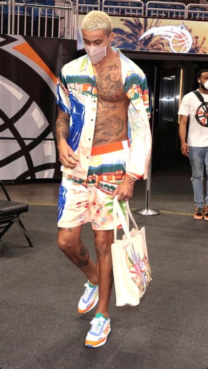 Kyle Kuzma wears Sergio Tacchini