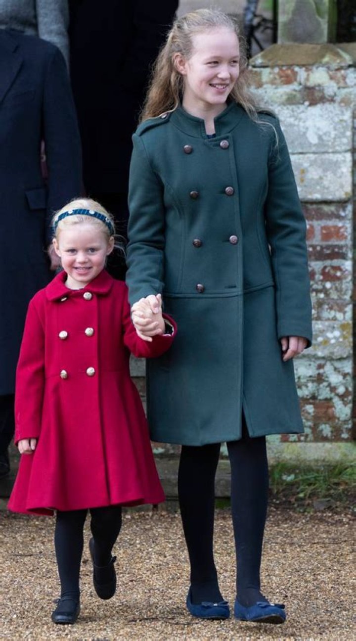 Lena with Savannah Phillips and Isla Phillips Cirencester Horse Trials, Gloucestershire, UK - 27 Mar 2022