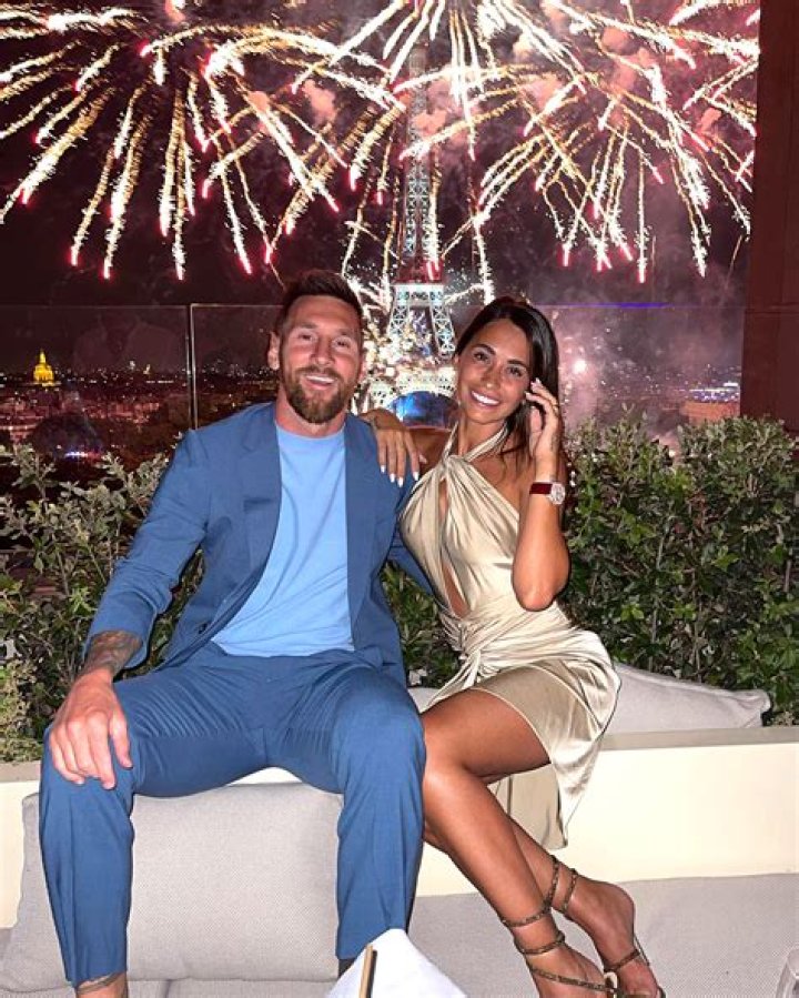 Lionel Messi Antolea Roccuzzo and their sons