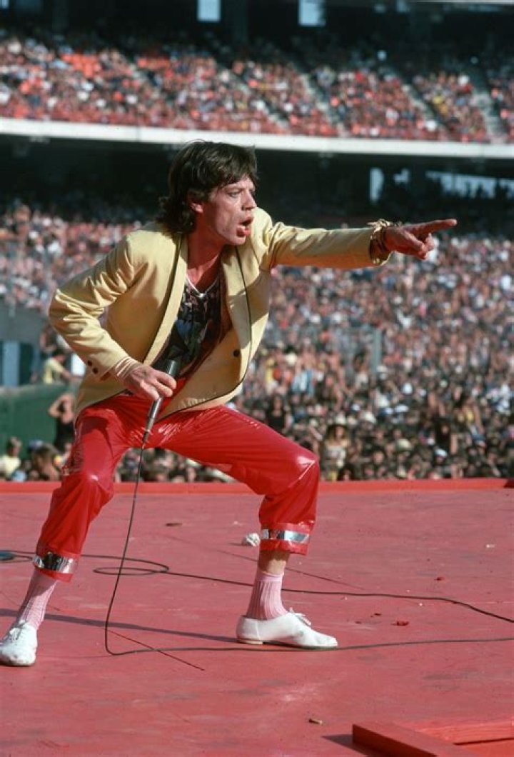 Mick Jagger Performing