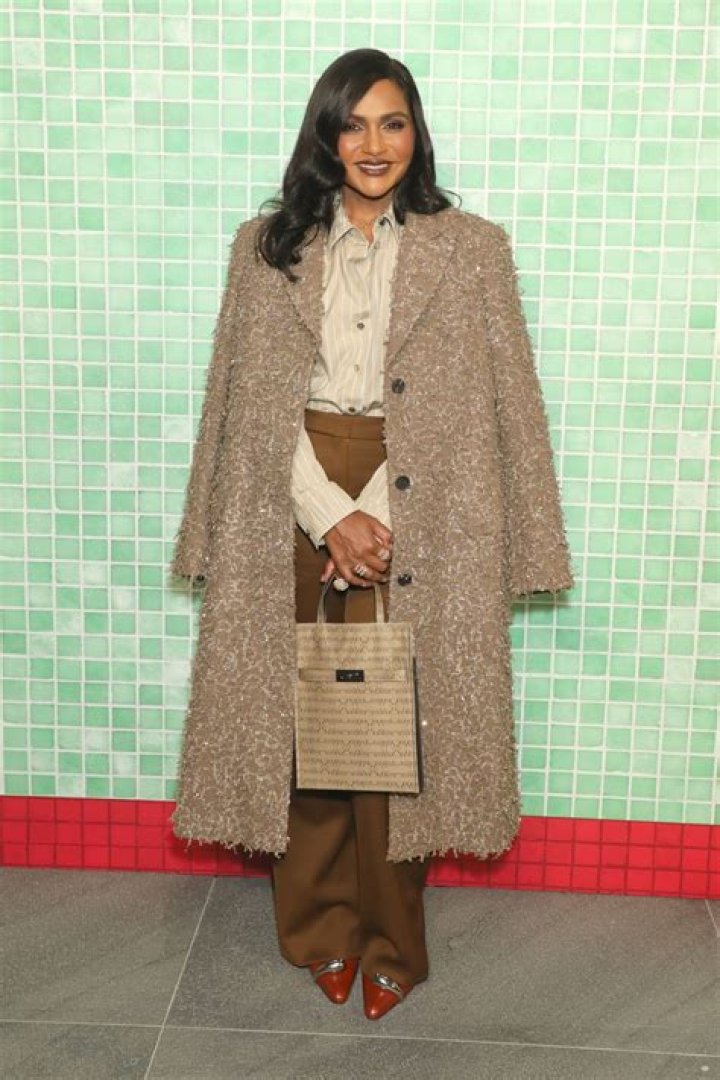 Mindy Kaling Tory Burch show, Front Row, Spring Summer 2022, New York Fashion Week, USA - 12 Sep 2021
