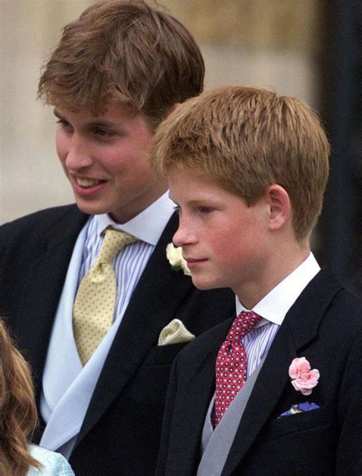 Prince William and Prince Harry walking at Prince Philip&rsquo;s funeral