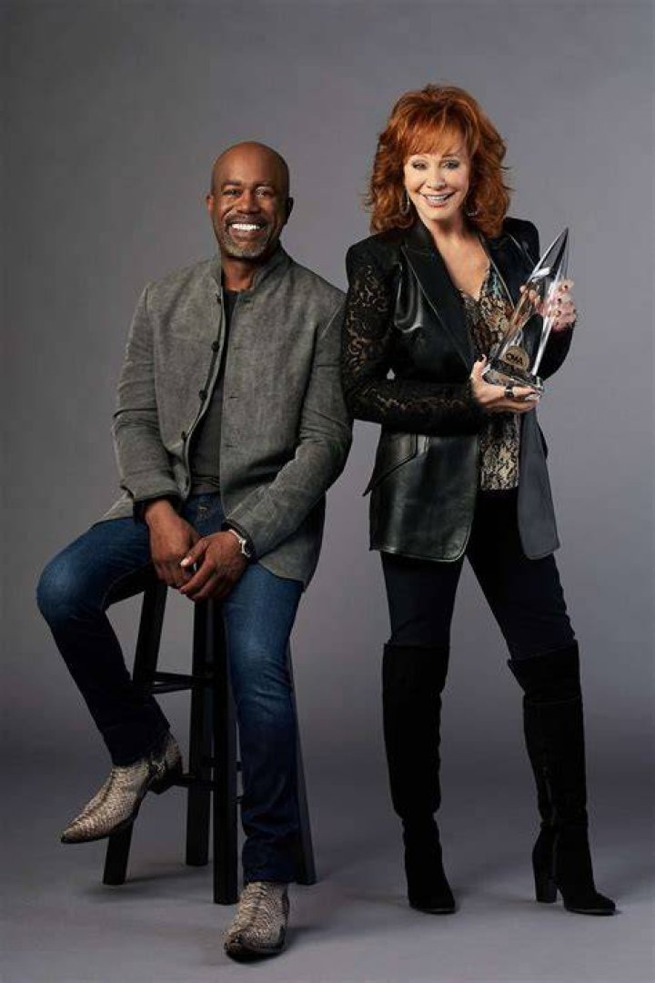 Reba McEntire and Darius Rucker host at &ldquo;The 54th Annual CMA Awards,&rdquo; on Wednesday, November 11, 2020; live on ABC from Music City Center in Downtown Nashville.