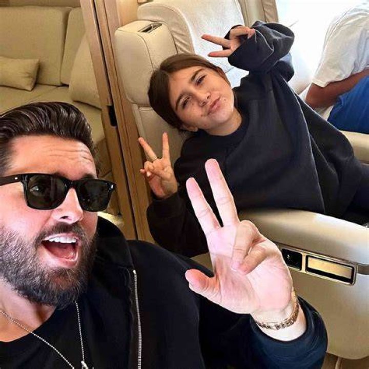 Scott Disick With Penelope & Reign