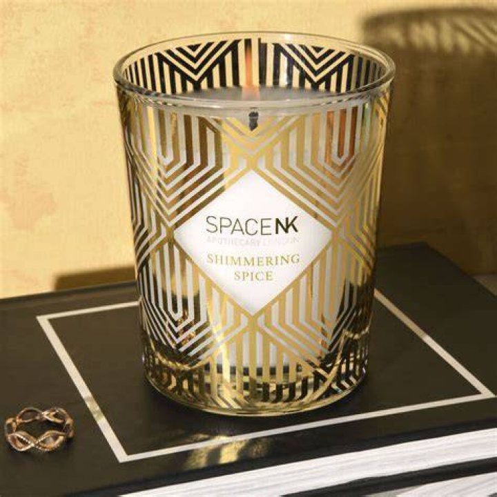 Shimmering Spice Candle, Space NK, $20