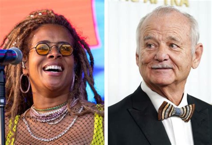 Singer Kelis and actor Bill Murray