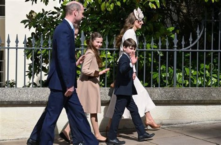 The Royal Family Attends Easter Mattins Service
