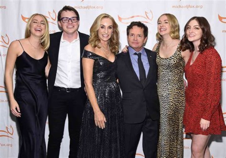 Tracy Pollan, Michael J. Fox, Schuyler Frances Fox and Aquinnah Kathleen Fox 2023 Spring Moving Image Awards, New York, USA - 06 Jun 2023
